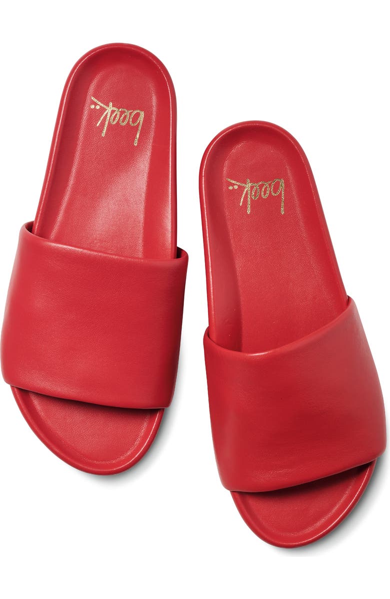 Beek Pelican Slide Sandal, Alternate, color, Red