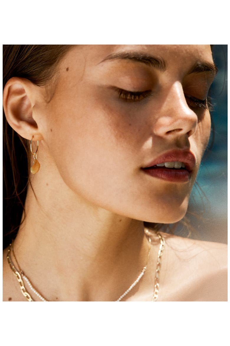 Hoop Earring, Alternate, color, GOLD