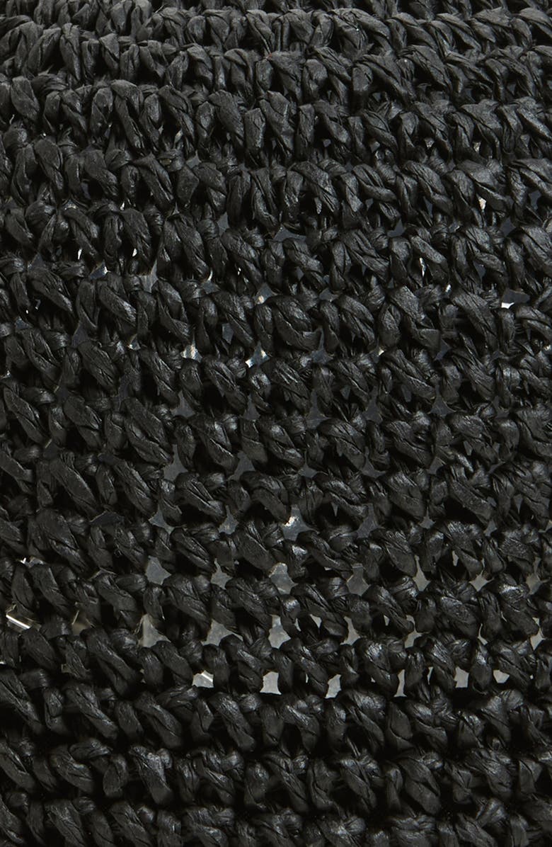 BP. Crochet Stitch Straw Bucket Hat, Alternate, color,