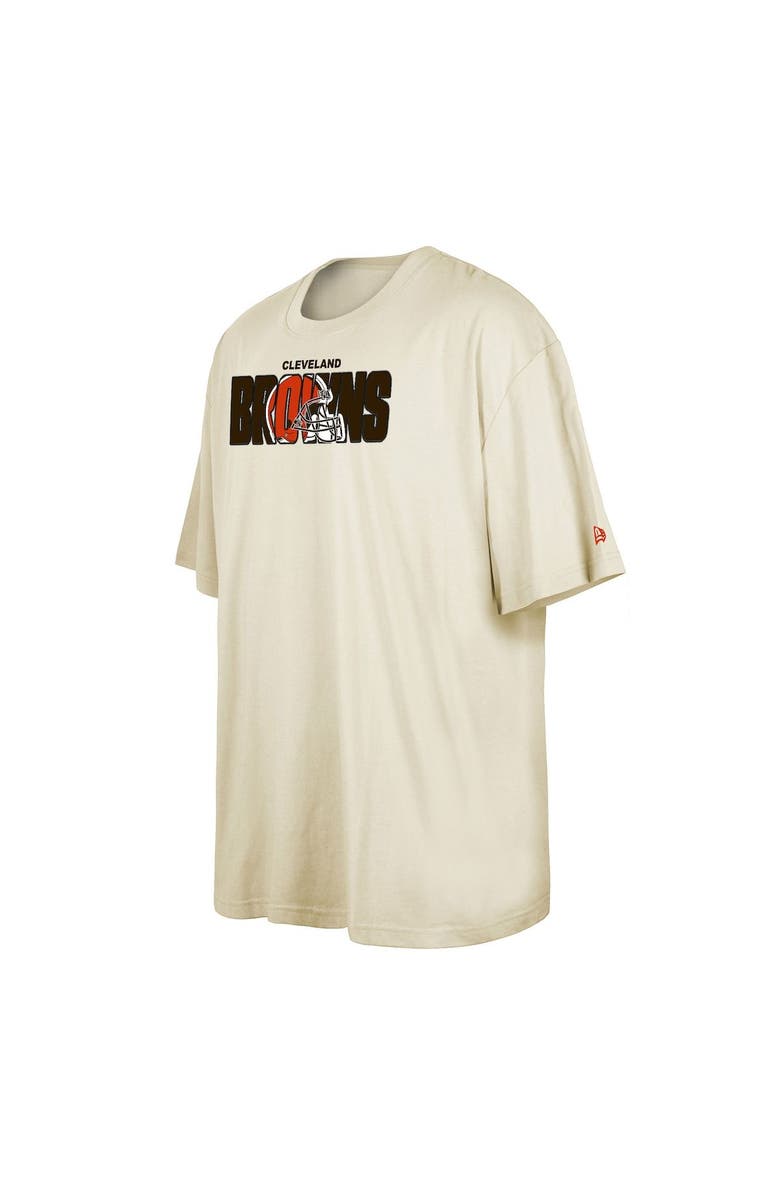 New Era Men's New Era Cream Cleveland Browns 2023 NFL Draft Big & Tall T-Shirt, Alternate, color, Cream