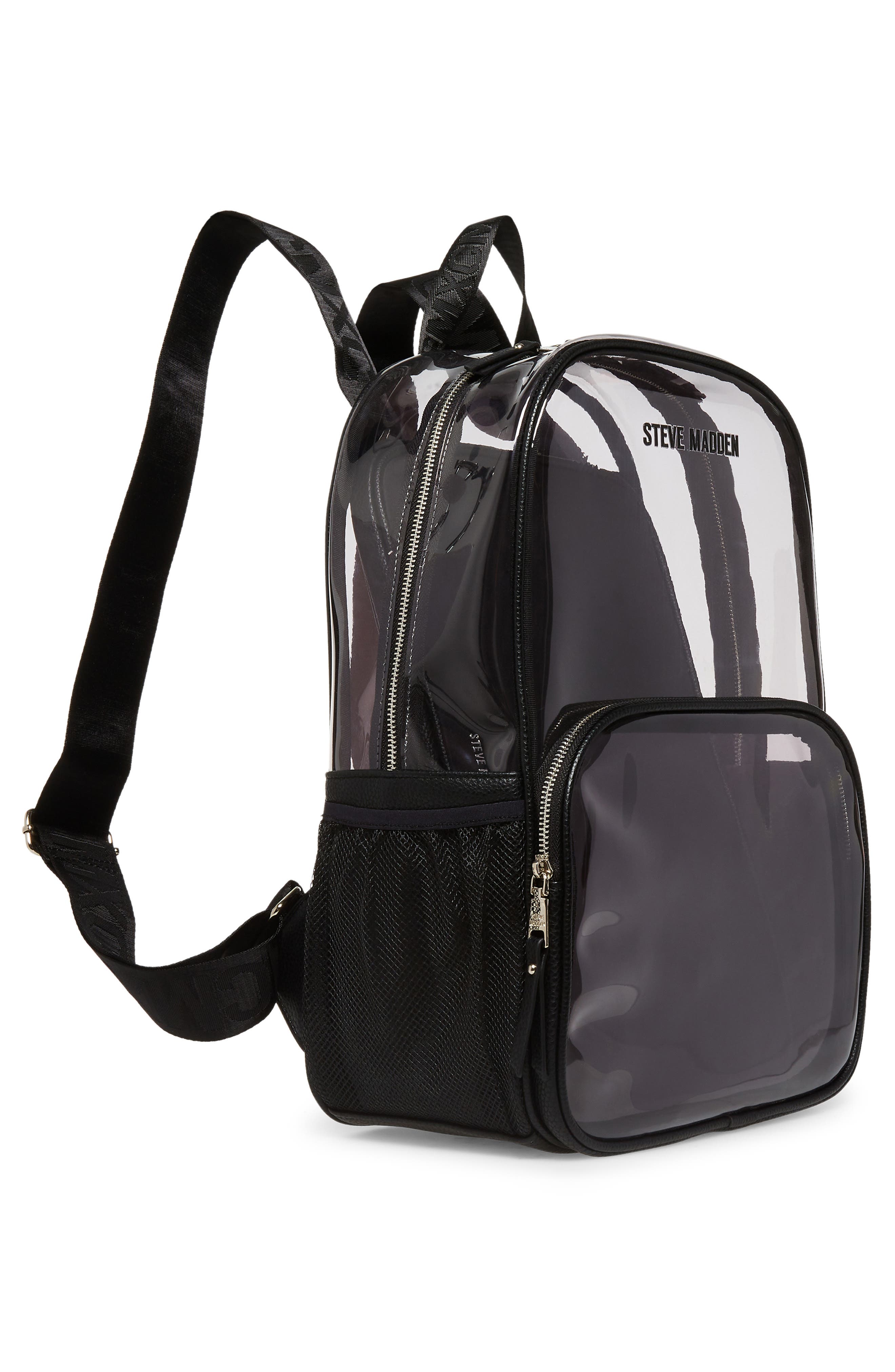 Steve Madden Clear Backpack, Alternate, color, 