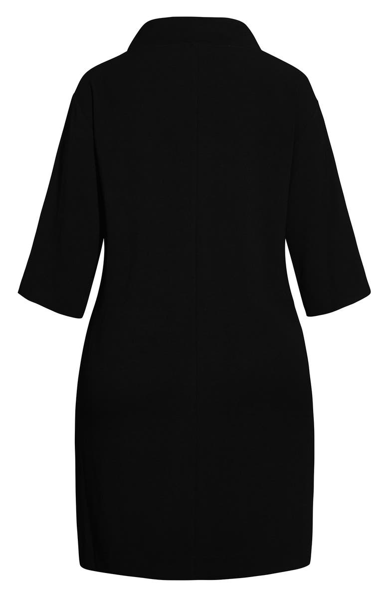 City Chic Refinity Cowl Neck A-Line Dress, Alternate, color,