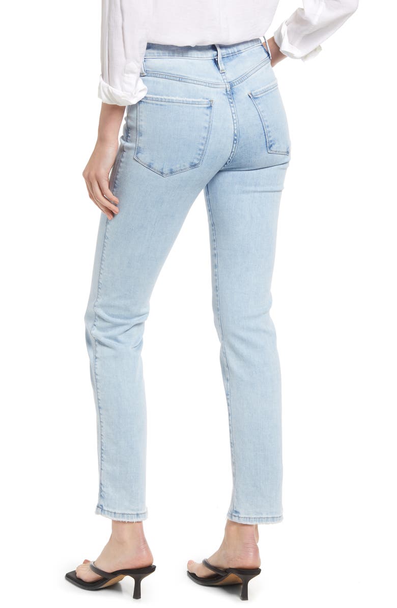 FRAME Le Sylvie Slender Straight Leg Jeans, Alternate, color, 