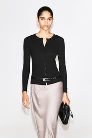 COS Jersey Cardigan Top