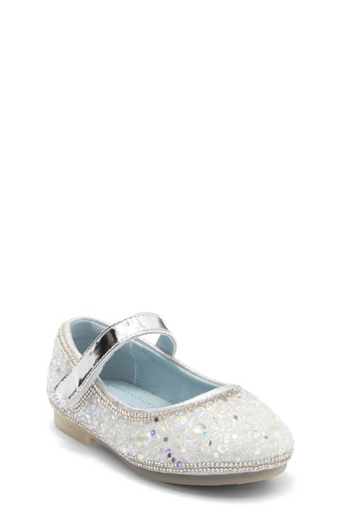 Kids' Clear Stone Mary Jane Flat (Walker & Toddler)