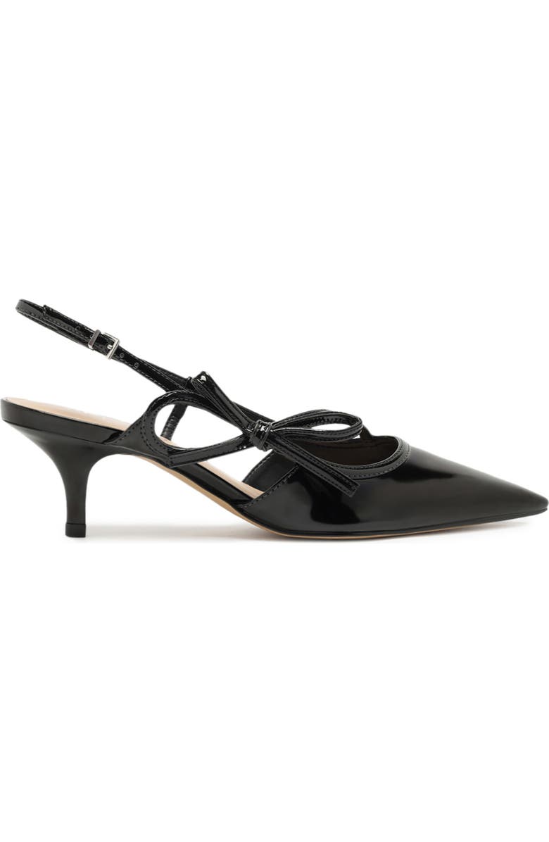 Arezzo Tessa Pointed Toe Slingback Pump, Alternate, color, Black