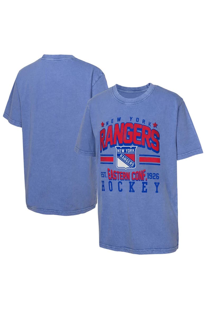 Youth Royal New York Rangers Sure Short T-Shirt, Alternate, color, Royal