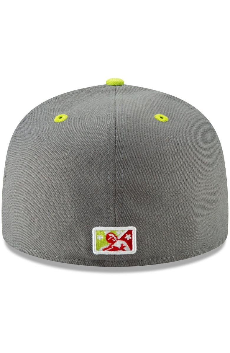 New Era Men's New Era Gray/Green Columbia Chicharrones Copa de la Diversion 59FIFTY Fitted Hat, Alternate, color, Gray
