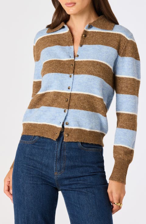 Margrid Stripe Cardigan