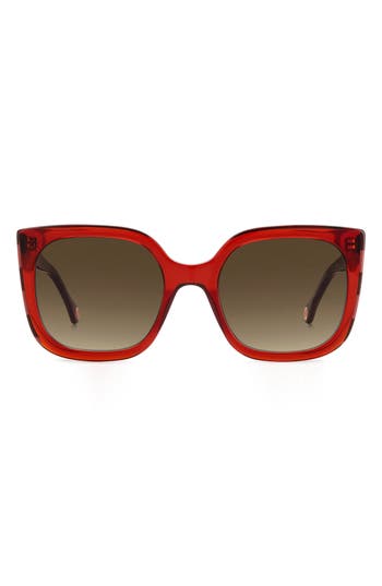 Carolina Herrera 54mm Square Sunglasses In Brown