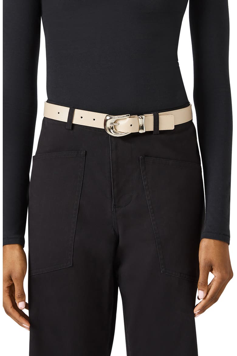 Nubuck Faux Leather Belt, Alternate, color, TAUPE