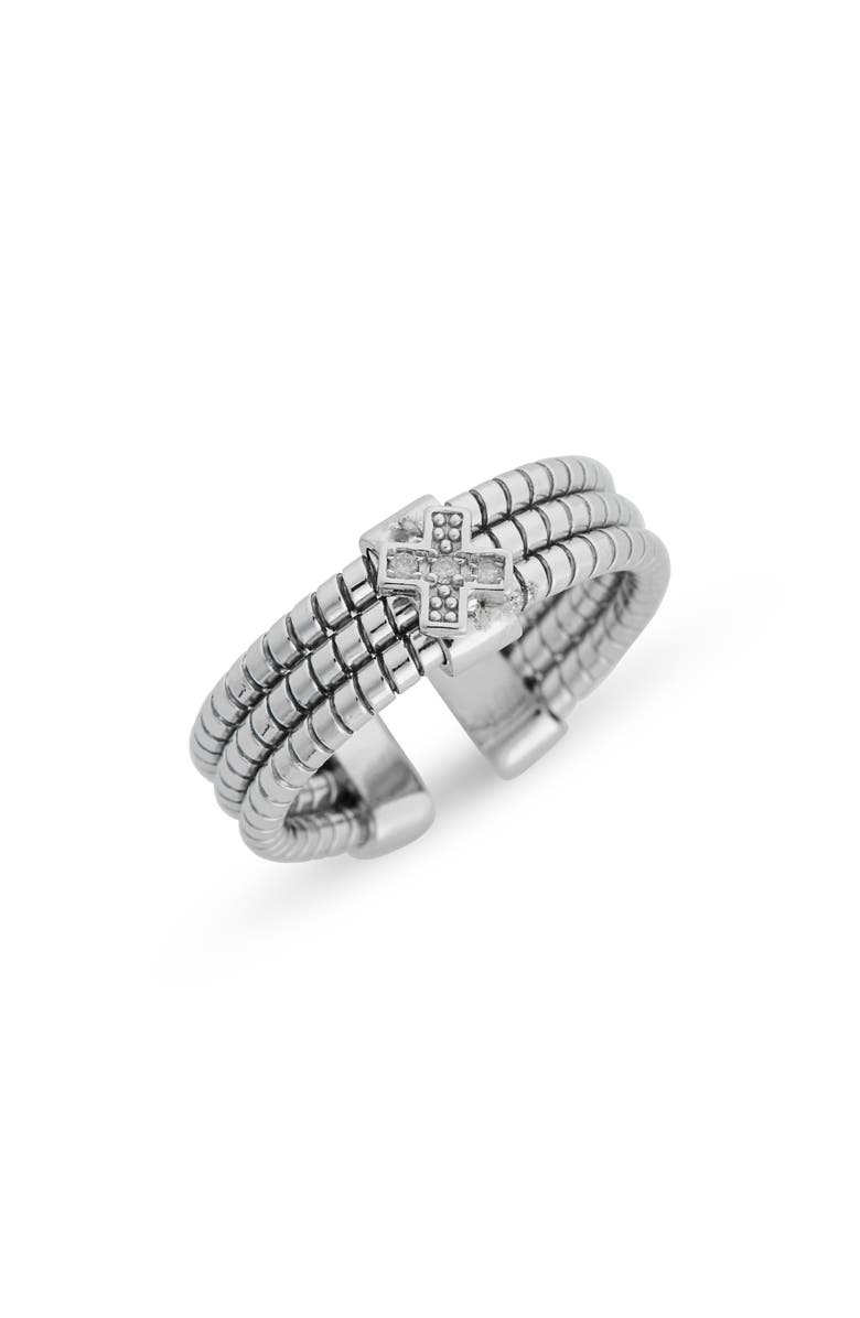 MESHMERISE Diamond Ribbed Ring - 0.02ct., Main, color,