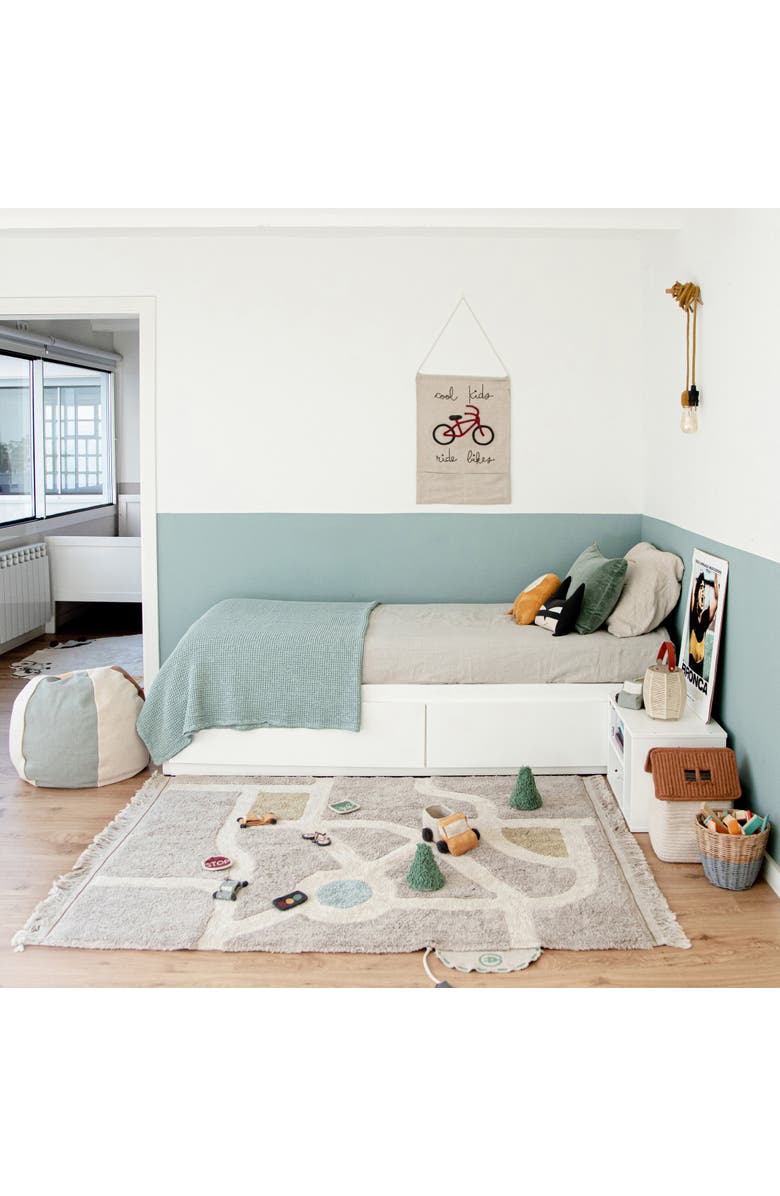 Lorena Canals Washable Play Rug Eco-City, Alternate, color, Multicolor