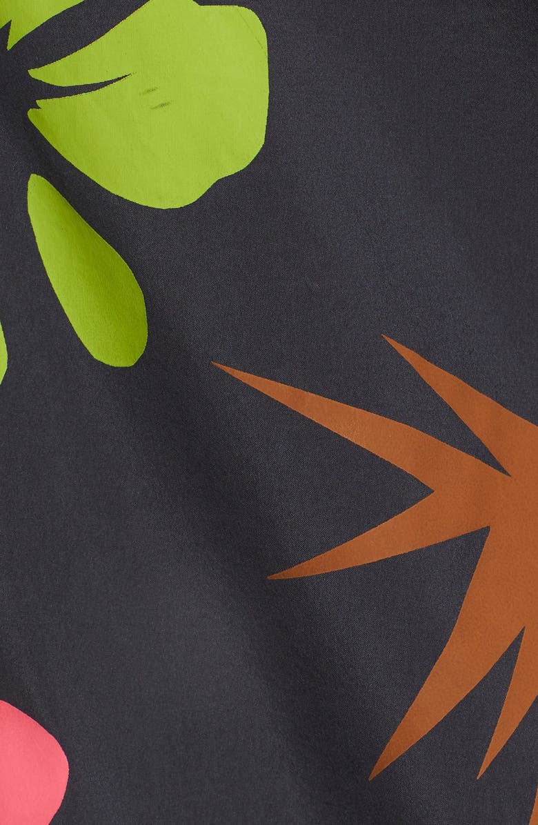 Isa Arfen Long Ruched Ruffle Dress, Alternate, color,