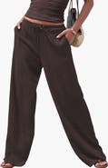 LASCANA Textured Wide Leg Pants