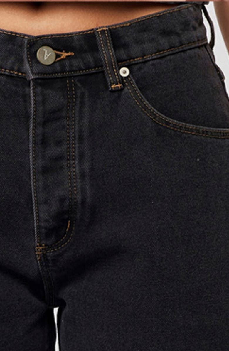 ABRAND '95 Cara Jorts, Alternate, color, Washed Black