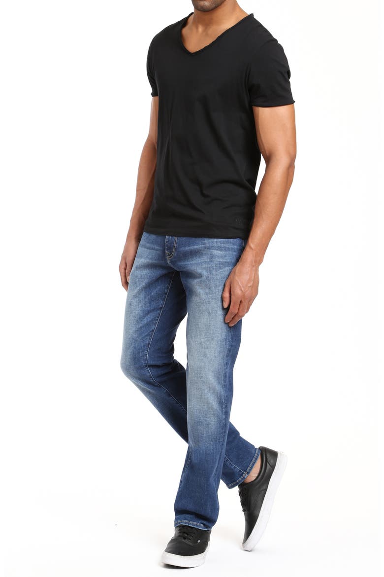 Zach Straight Leg Jeans, Alternate, color, MID BRUSHED CASHMERE