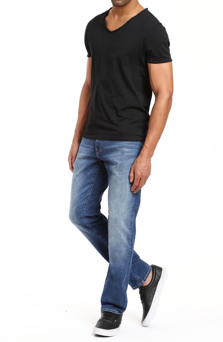 Mavi Jeans Zach Straight Leg Jeans, Alternate, color, Mid Brushed Cashmere