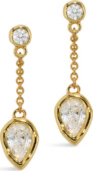 Alexis Bittar Asterales Cubic Zirconia Drop Earrings