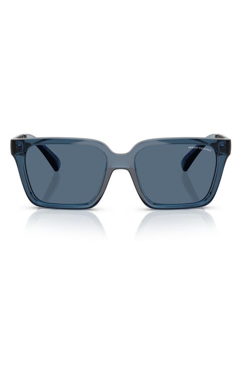 56mm Square Sunglasses
