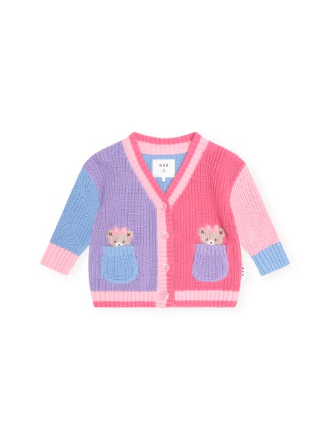 Colour Block Peekaboo Huxette Cardi