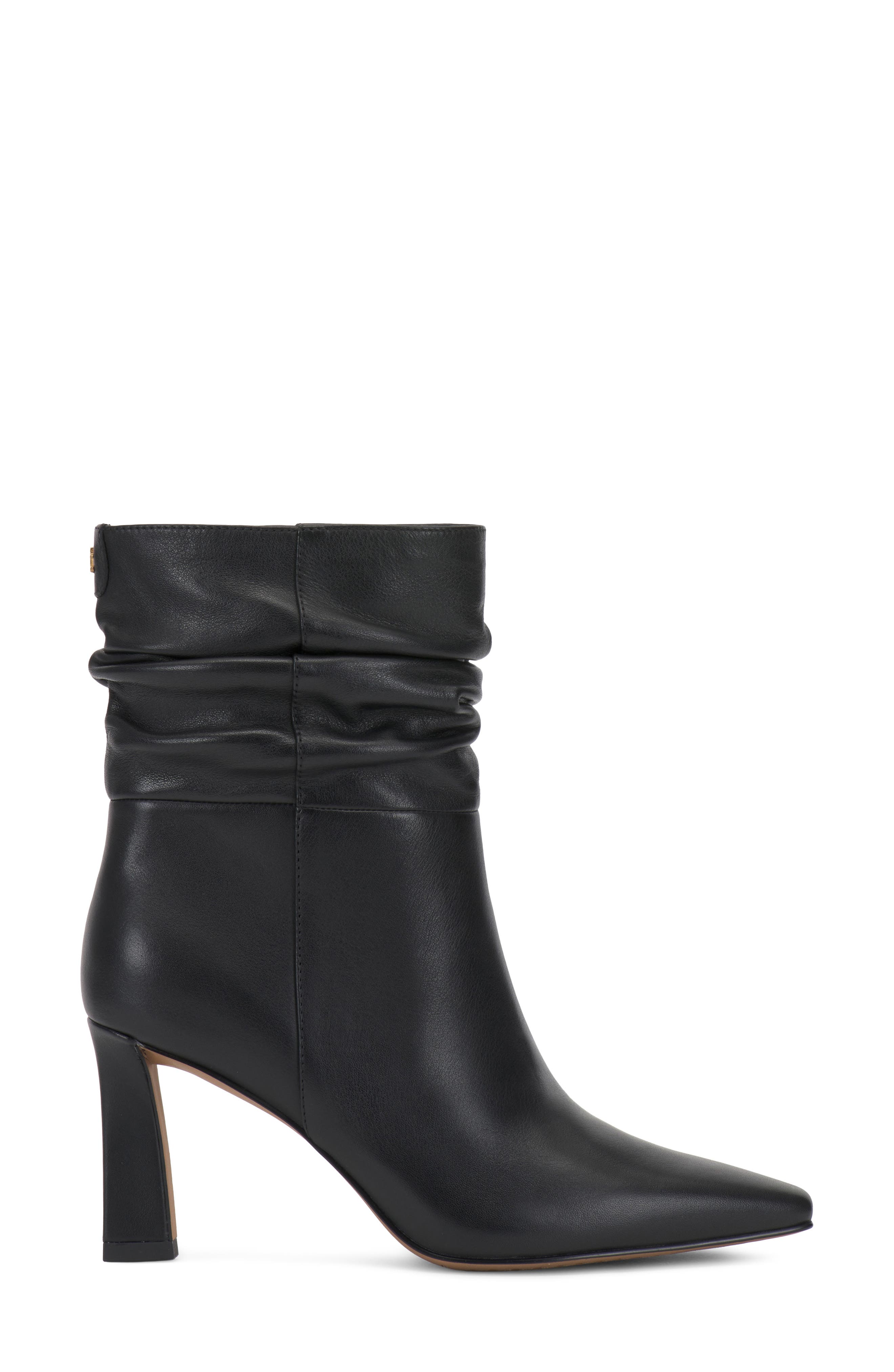 Grenna Leather Bootie, Alternate, color, BLACK