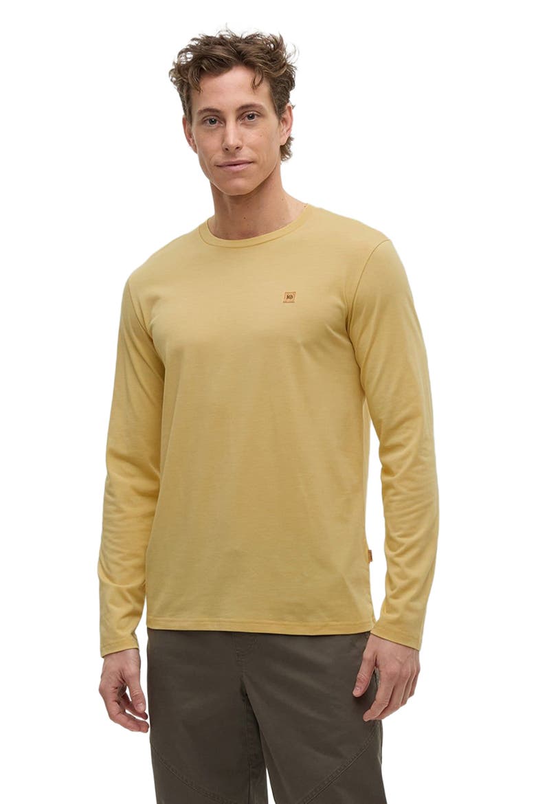Baker Longsleeve, Alternate, color, Dusk Yellow Heather