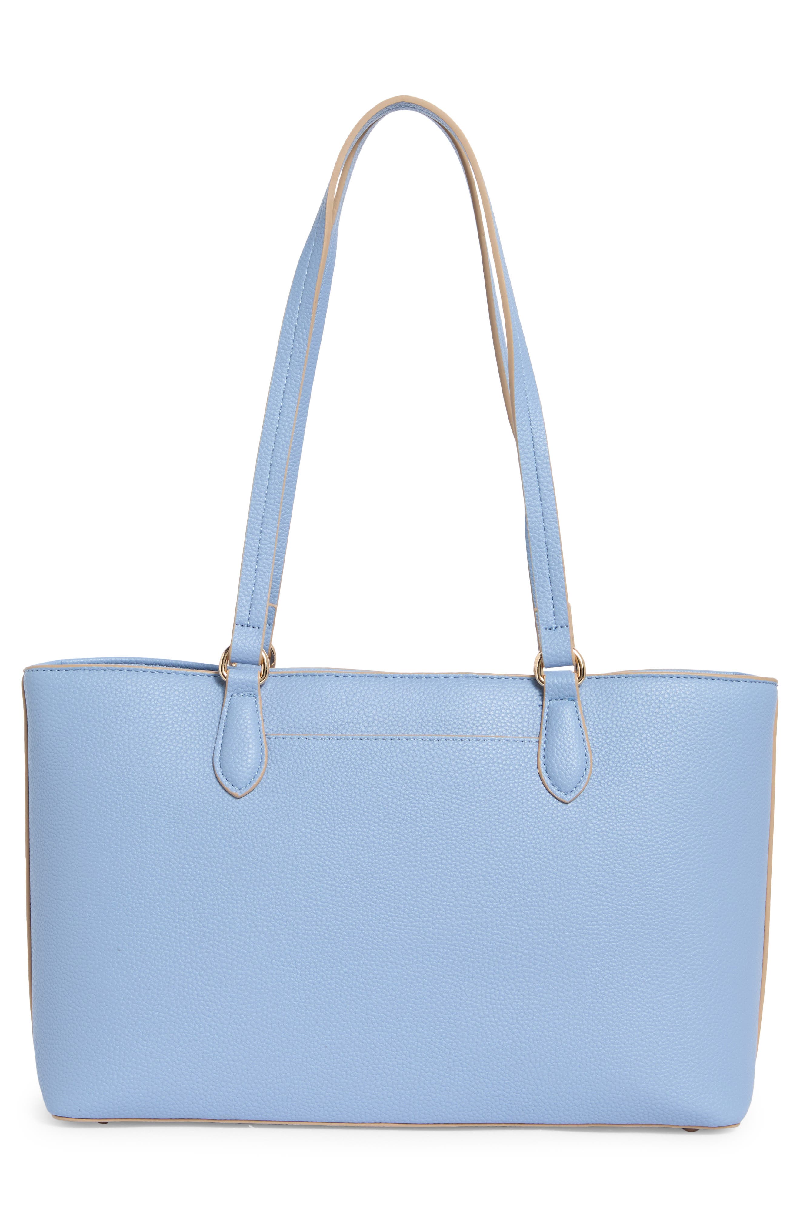 Nanette Lepore Two-for-One Tote Bag, Alternate, color, Cornflower Blue / Hydrangea
