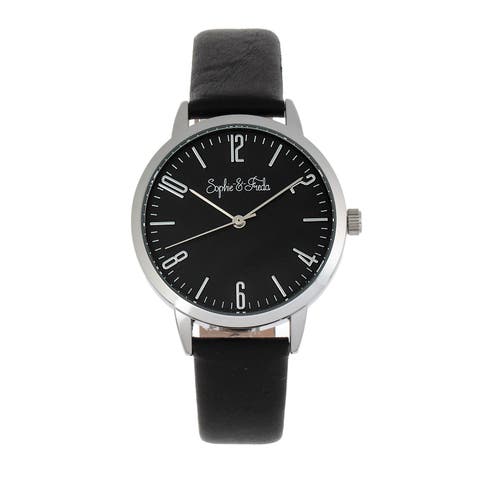 Vancouver Leather-Band Watch