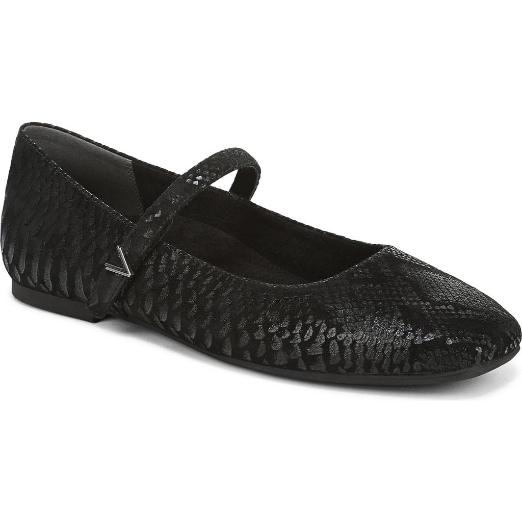 Vionic Alameda Mary Jane Flat In Black