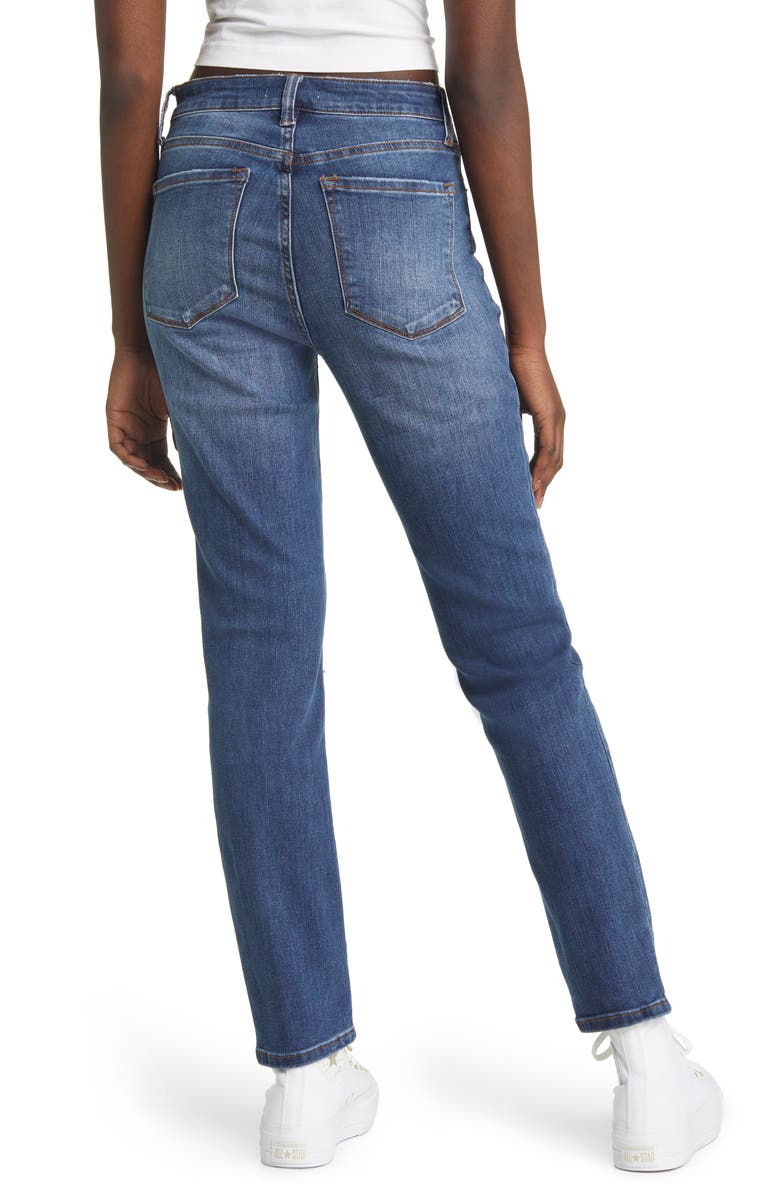 STS Blue Carley High Waist Ankle Straight Leg Jeans, Alternate, color, 