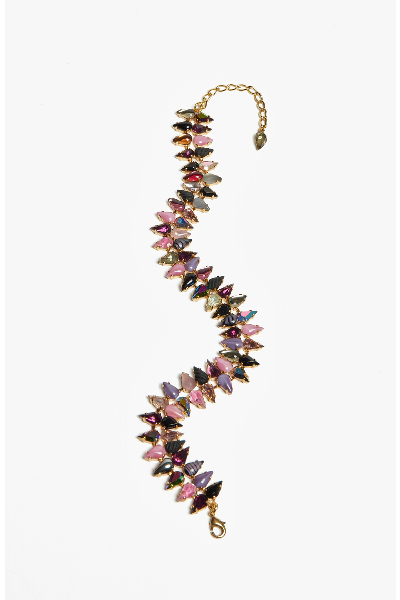 Double Mini Punk Rocks Layering Choker, Main, color, Gold