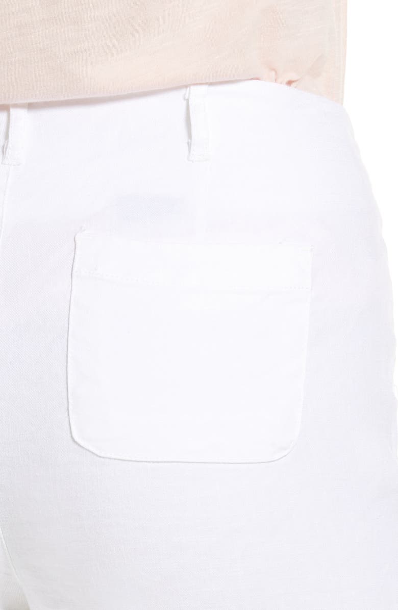 NYDJ Marilyn Linen Blend Trousers, Alternate, color, Optic White