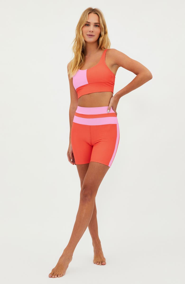 Beach Riot Carina Colorblock Sports Bra, Alternate, color, 