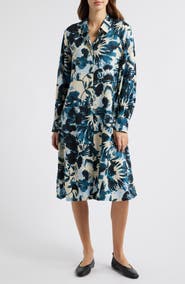 Masai Copenhagen Nadia Long Sleeve Button Front Dress