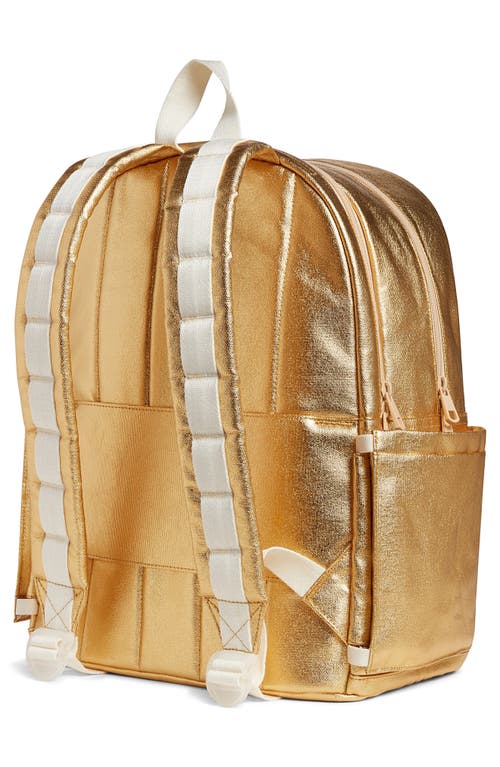 State Bags Kids' Kane Double Pocket Backpack In Gold