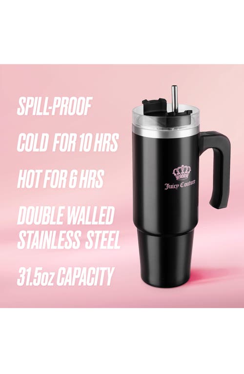 Juicy Couture 31.5-ounce Stainless Steel Tumbler