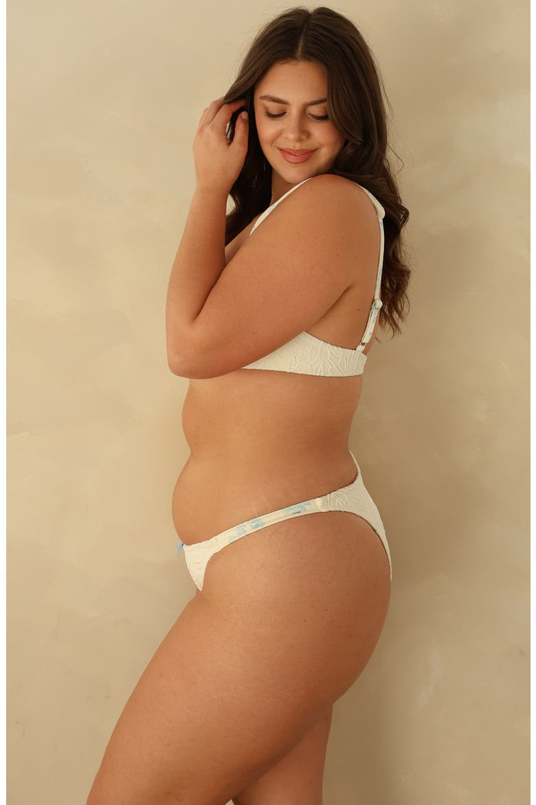 Honeymoon Super Cheeky Bikini Bottom, Alternate, color, Jasmine