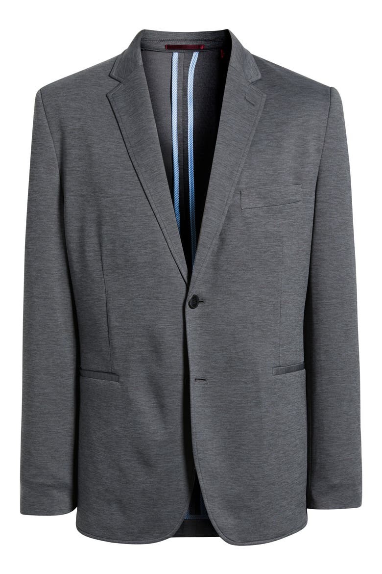 XC4® Cool Degree™ Heathered Grey Sport Coat, Alternate, color, CHARCOAL