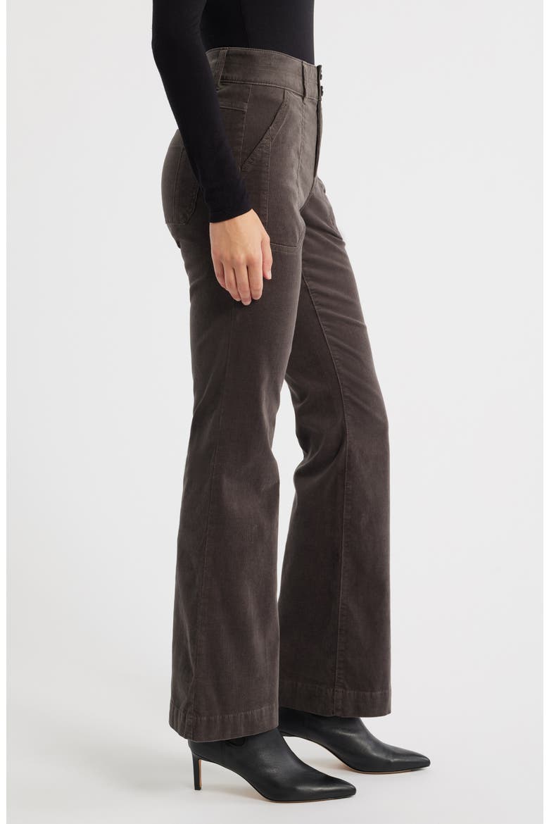 Madison High Waist Bootcut Corduroy Pants, Alternate, color, ESPRESSO