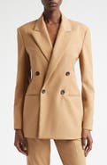 A.L.C. Calla Double Breasted Wool Blend Blazer