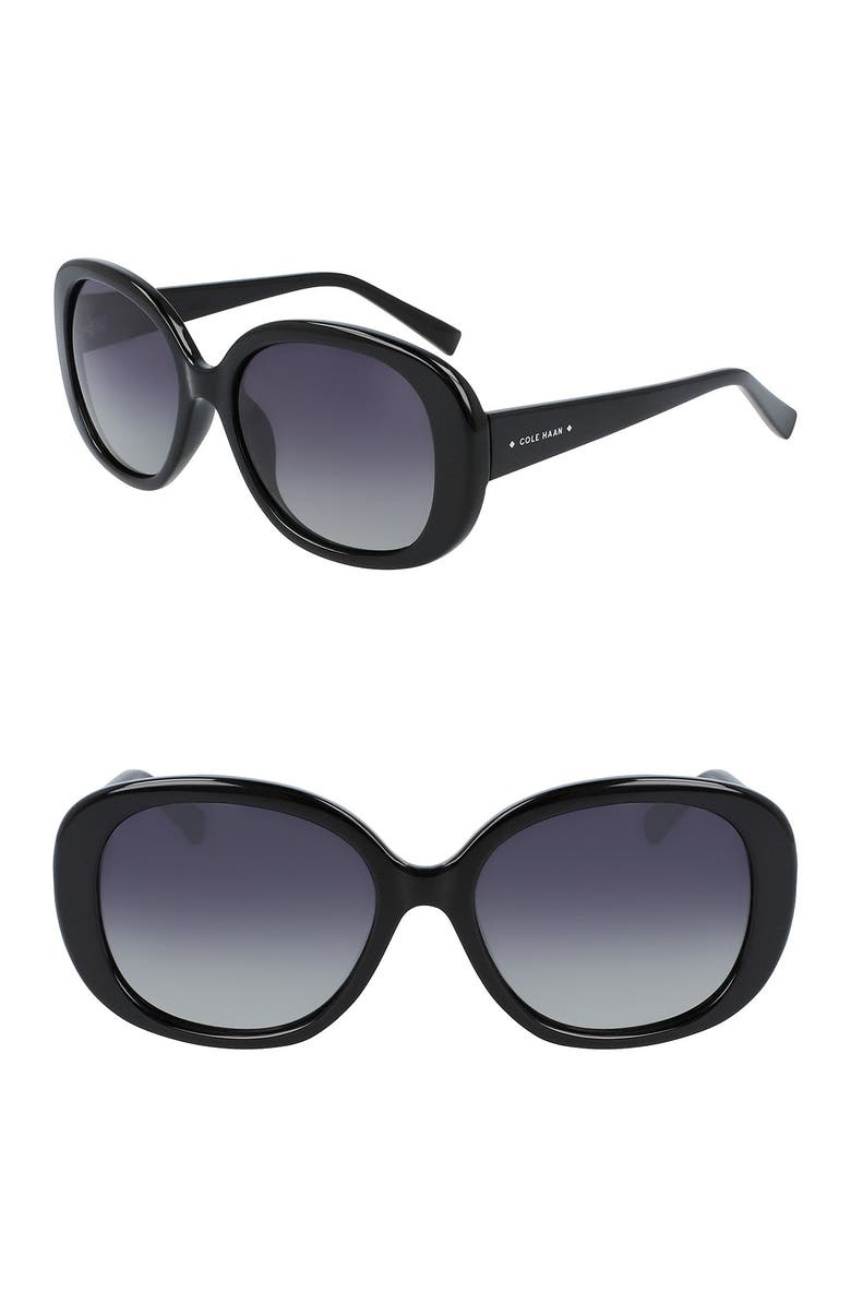 Cole Haan 54mm Classic Oval Sunglasses, Alternate, color,