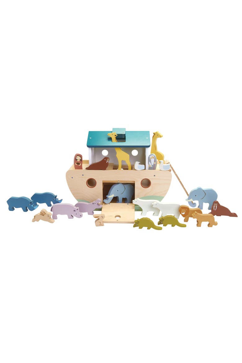 Noah's Ark Wooden Playset, Alternate, color, MULTI