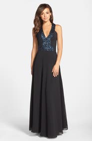 Dress the Population Delani Crepe Gown