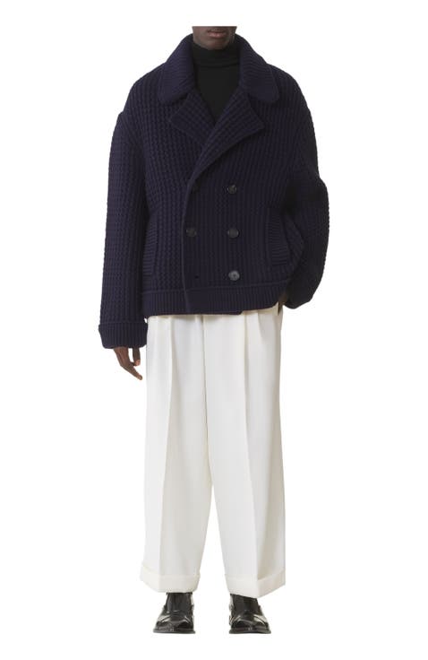 Oversized Wool Pea Coat