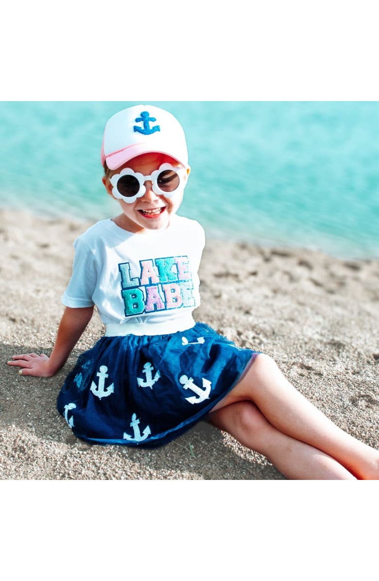 Sweet Wink Anchor Patch Trucker Hat, Alternate, color, 