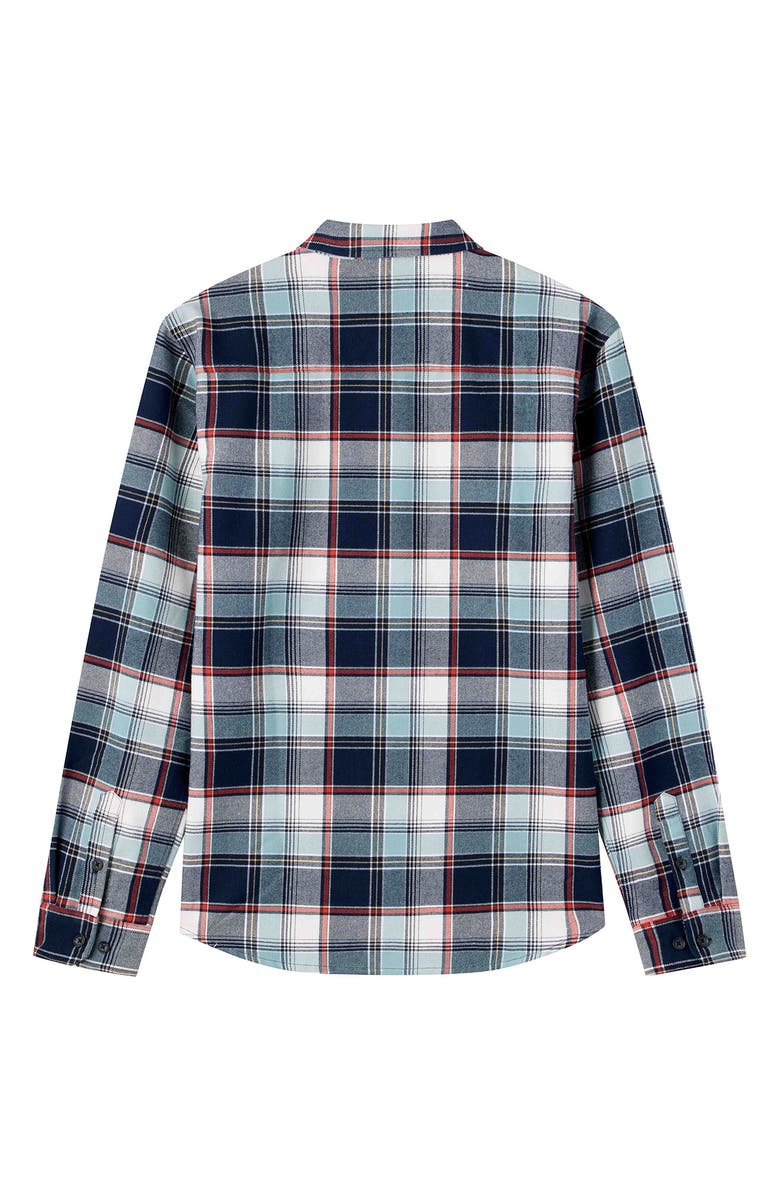 O'Neill Kids' Winslow Plaid Flannel Button-Up Shirt, Alternate, color, 