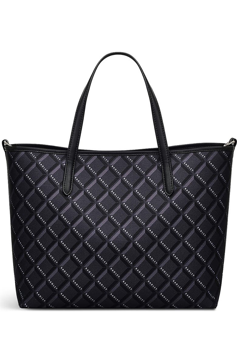 Radley Southwell Gardens Geo Tote Bag, Alternate, color, Black