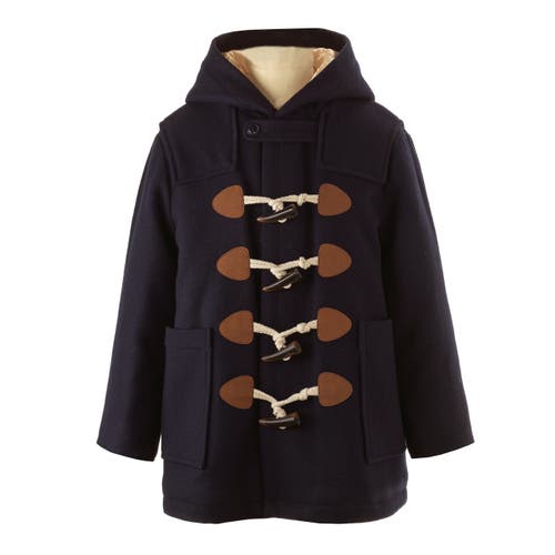 Rachel Riley Navy Duffle Coat In Navy