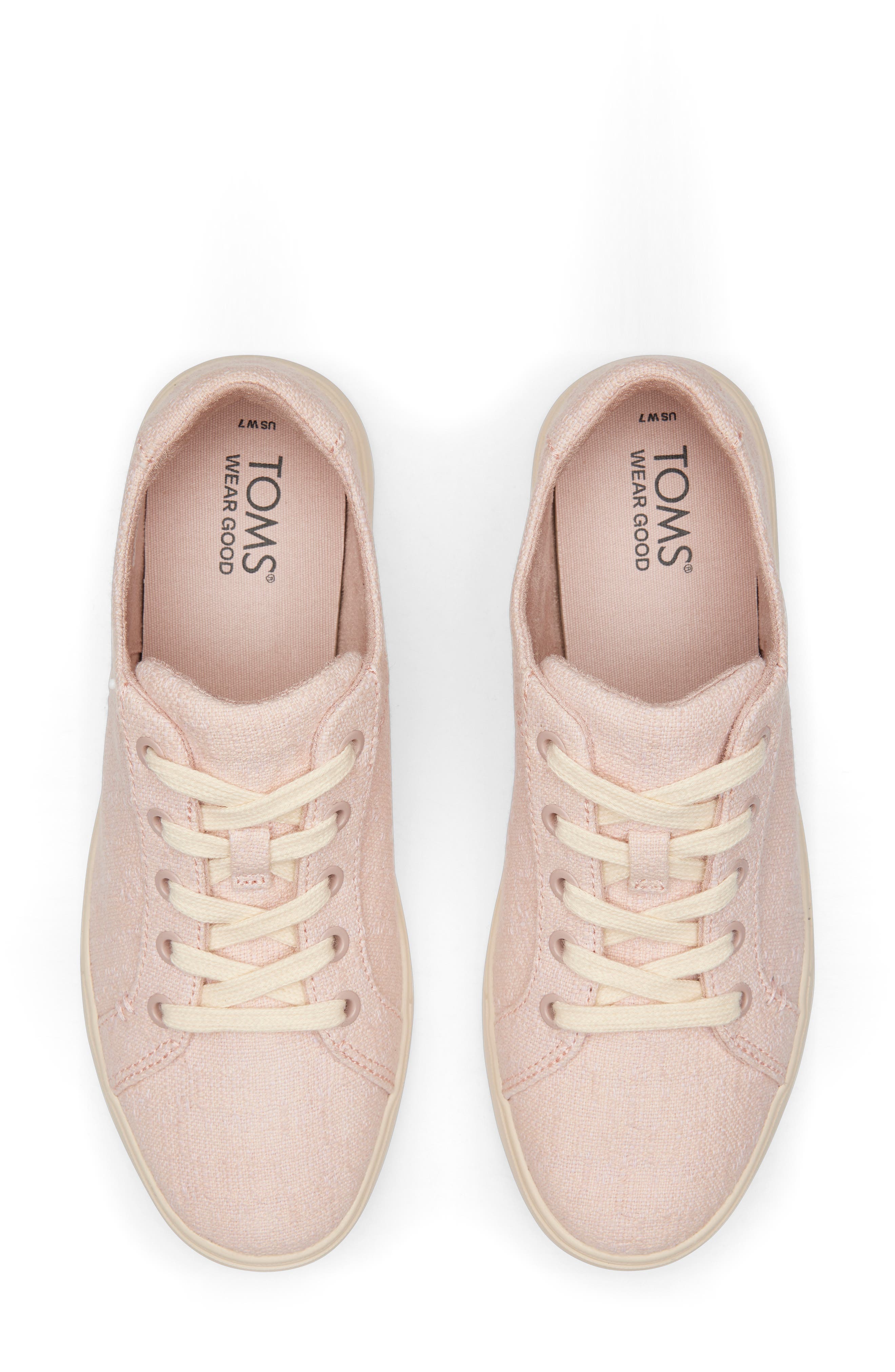 TOMS Textured Twill Sneaker, Alternate, color, 